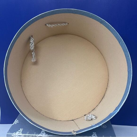 Jordan Marsh Company Blue Hat Box Vintage Collectables - Picture 8 of 9